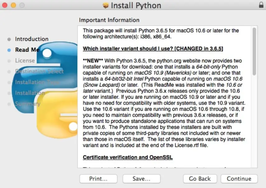 Cómo instalar la actualización de Python en Mac 2