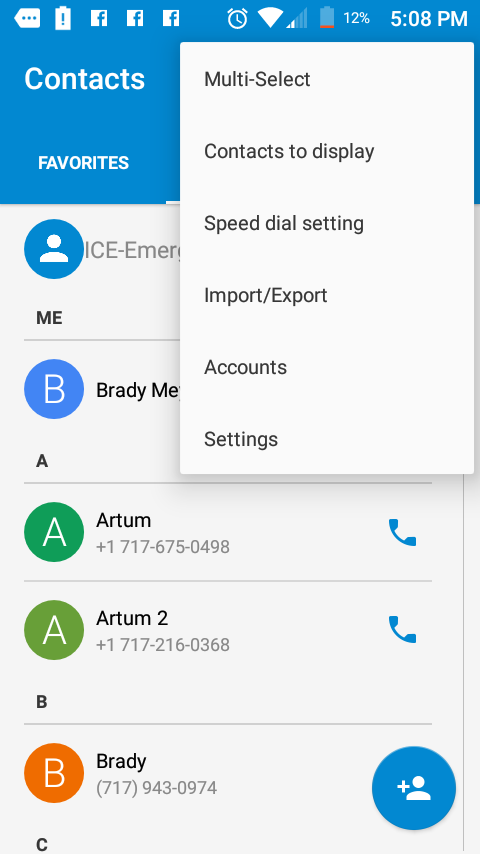 Cómo importar contactos de Google a Android 1