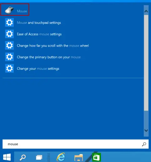 Cómo cambiar el color del puntero del ratón en Windows 10 8