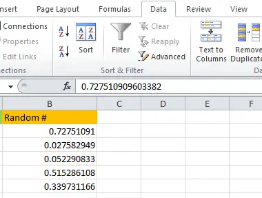 Cómo seleccionar nombres al azar de la lista en Excel 6