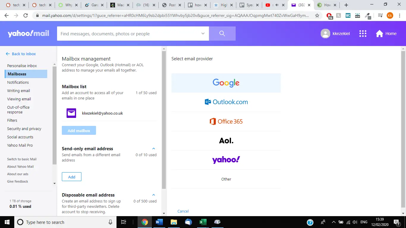 Cómo configurar una segunda cuenta de correo electrónico de Yahoo 5