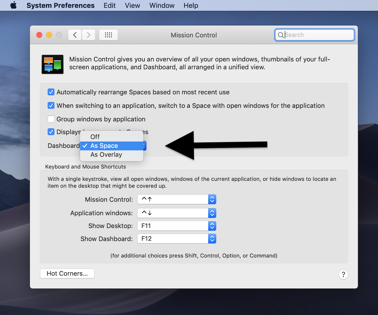 Cómo activar Dashboard en Mac 2