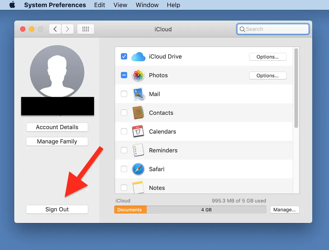 Cómo cambiar el ID de Apple en el Mac 2