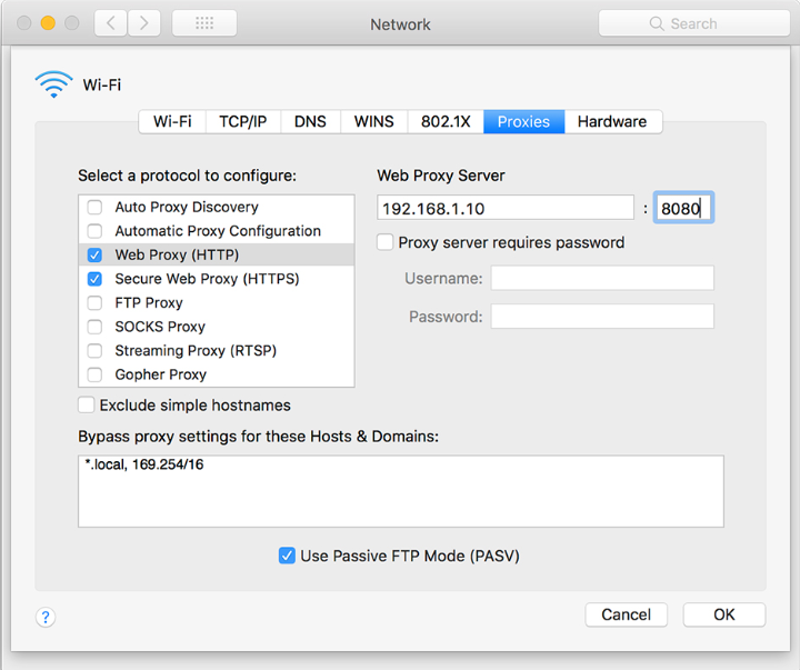 Cómo encontrar la dirección IP del servidor proxy en el Mac 1