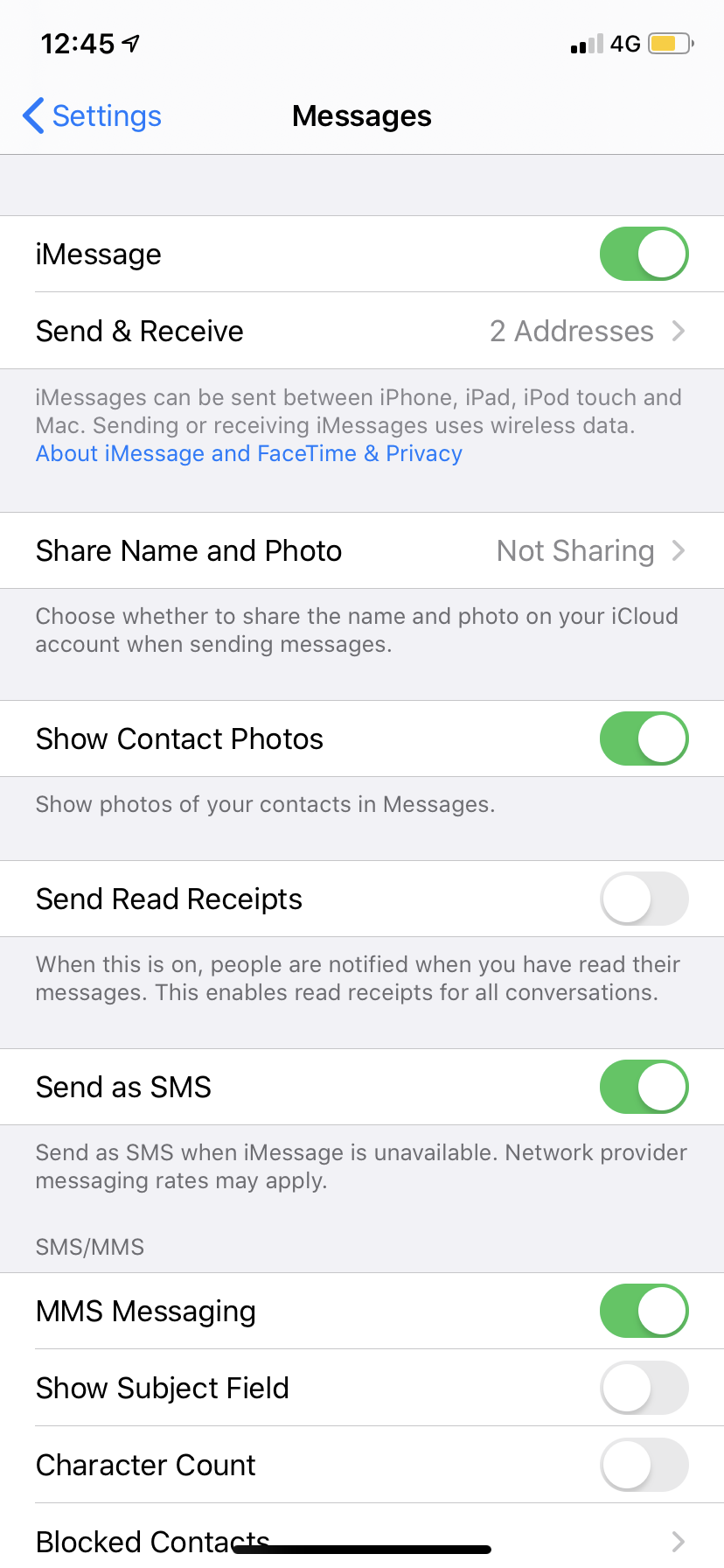 Cómo evitar que los iMessages vayan a varios iPhones 2