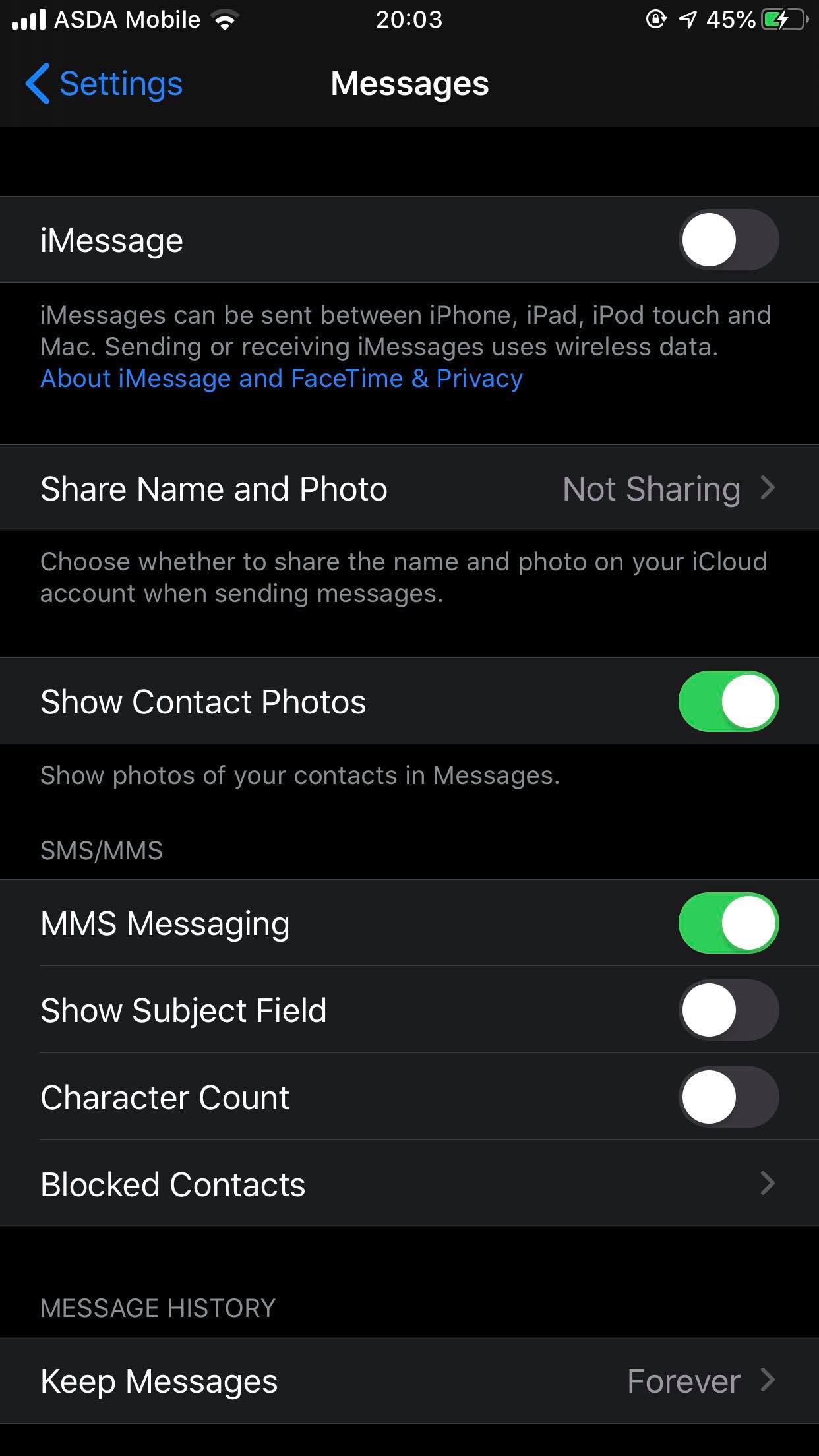 Cómo dejar de recibir mensajes de texto duplicados en el iPhone 1