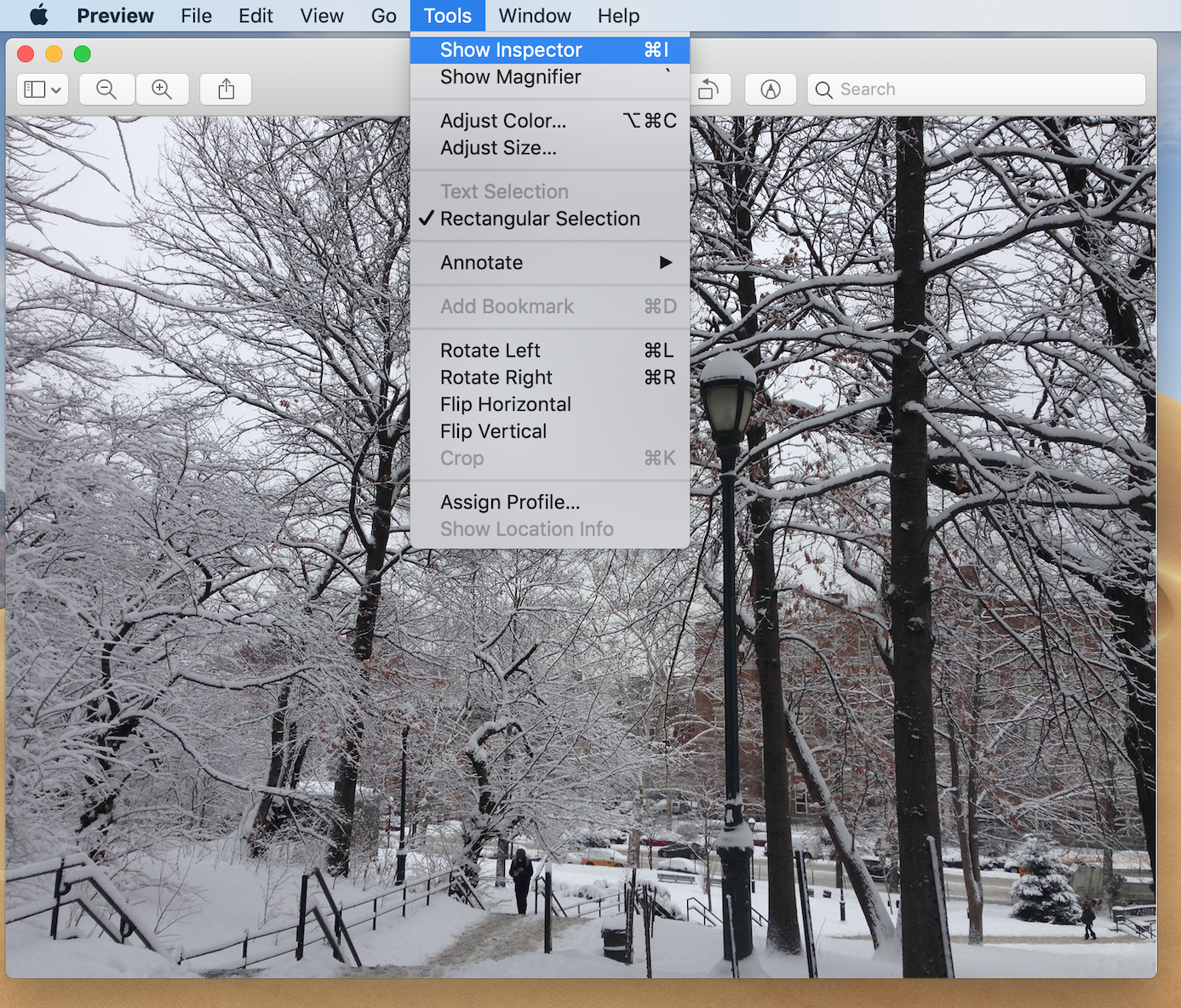 Cómo eliminar los datos EXIF de las imágenes en el Mac 1