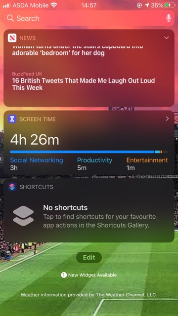 Cómo añadir y eliminar widgets en la pantalla del iPhone 1