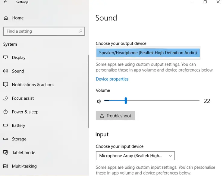 Arreglar el problema del controlador de audio de alta definición de Realtek para Windows 10 4