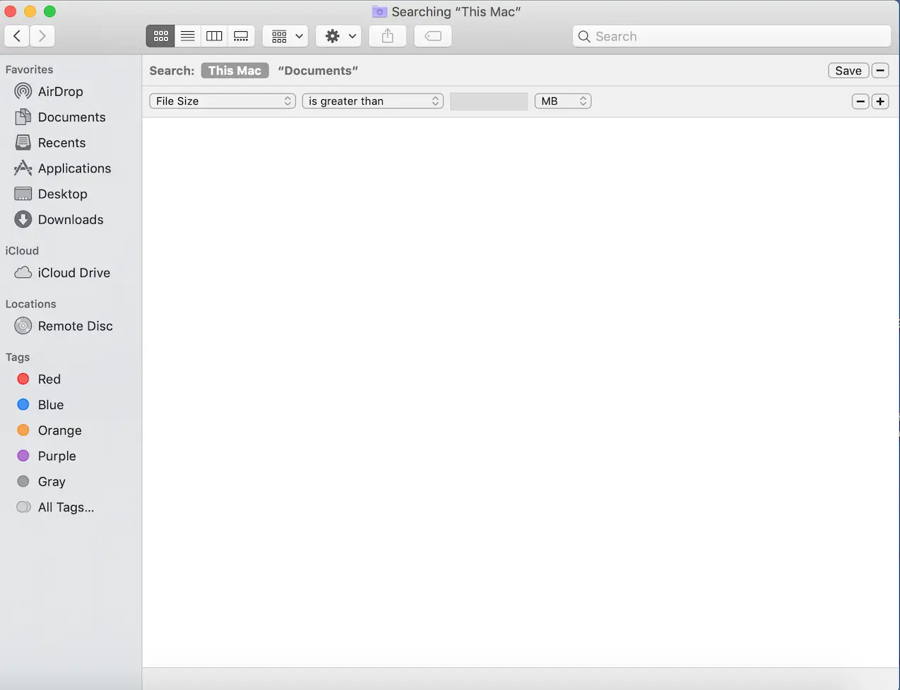 Cómo encontrar archivos grandes en el Mac 3
