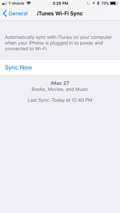 Cómo activar la sincronización WI-FI de iTunes en el iPhone 7