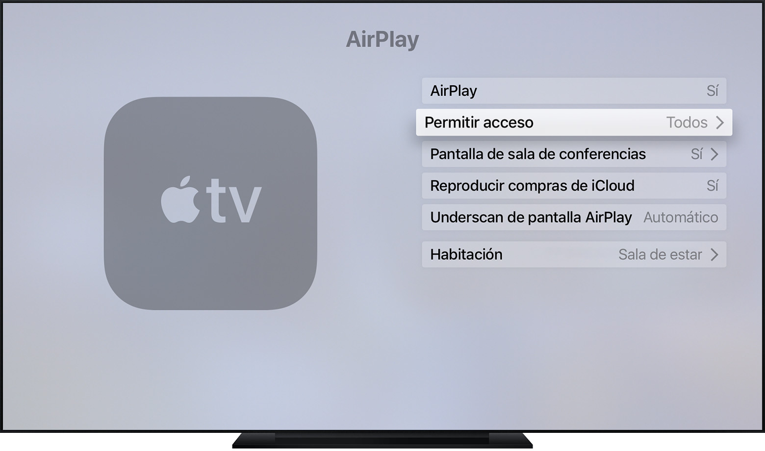 ¿Apple TV falta el icono de AirPlay? Esto es lo que hay que hacer 1