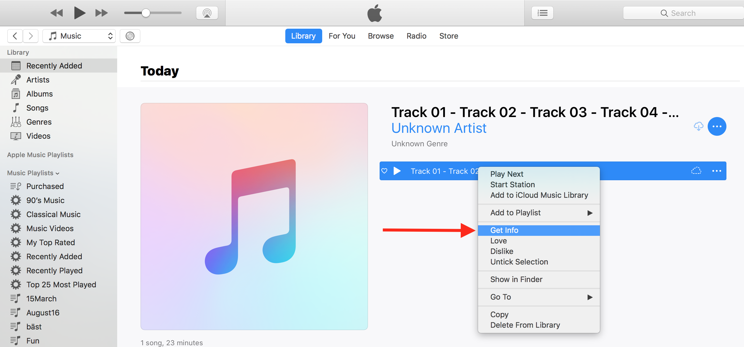 Arreglar la importación de CD a iTunes no funciona 12