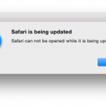 Arreglar Safari se está actualizando Mensaje Mac