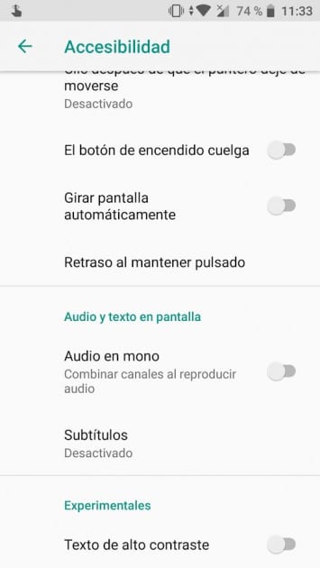 Cómo activar el audio mono en Android 27