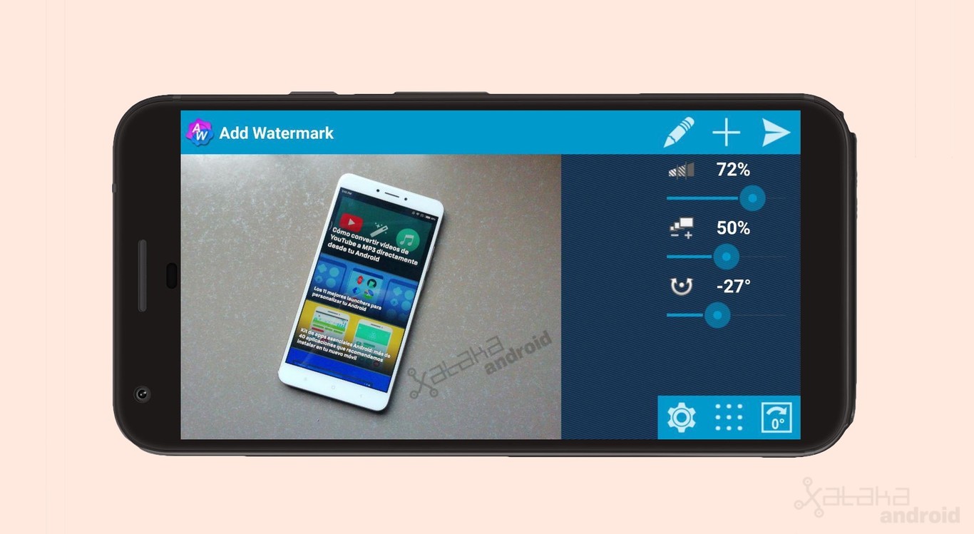 Cómo agregar una toma en marca de agua a las fotos Android 18