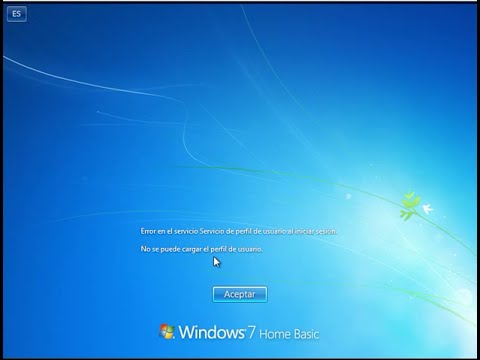 Cómo arreglar el servicio de perfil de usuario Falló el inicio de sesión en Windows 7