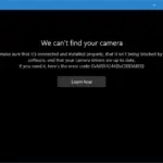 Cómo arreglar "No podemos encontrar tu cámara" 0xA00F4244 en Windows 10