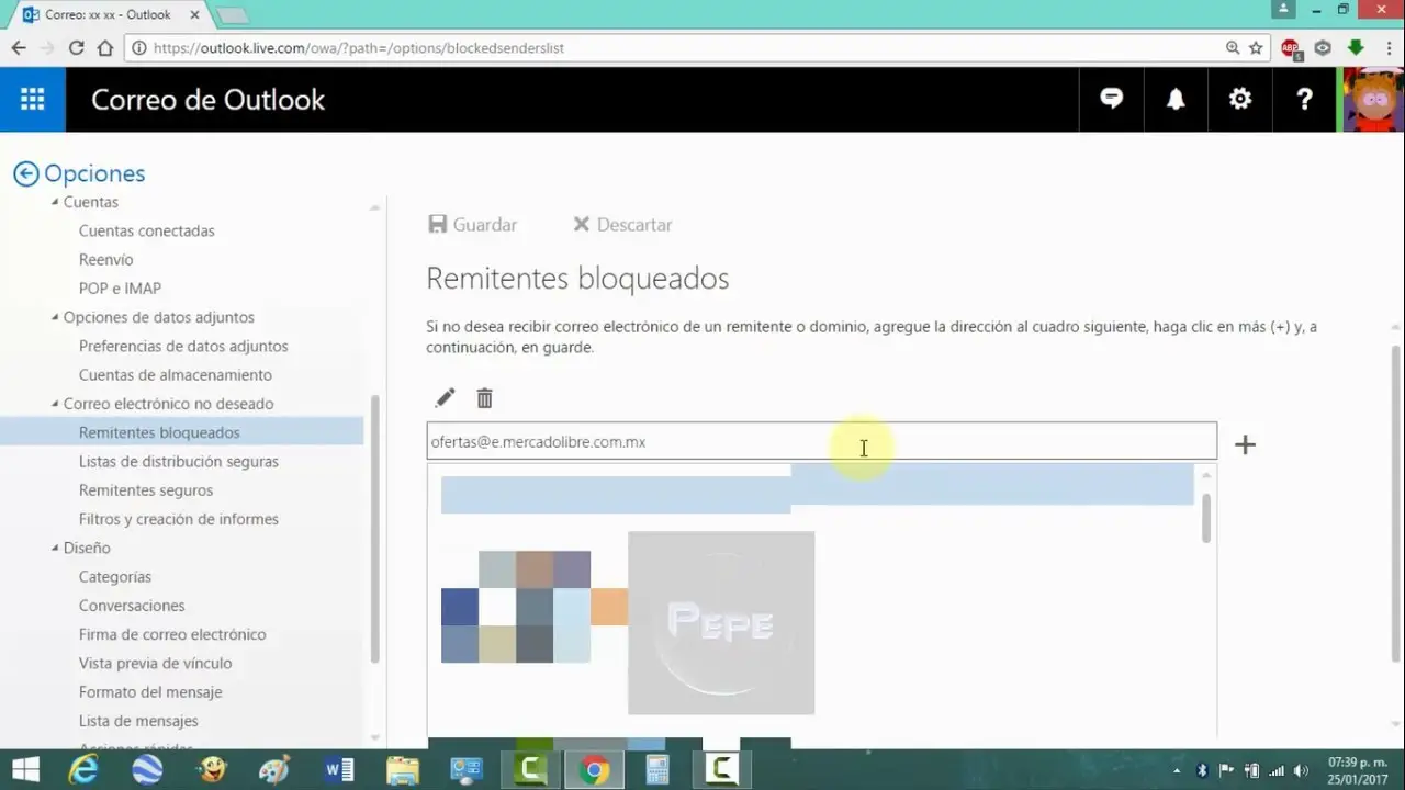 Cómo bloquear el correo basura en Outlook 25