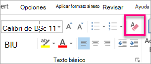 Cómo borrar el formato de un documento de Word 56