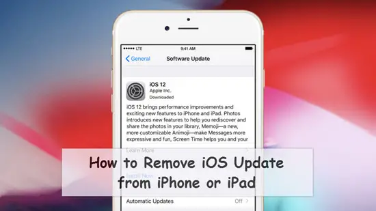 Cómo borrar la actualización de iOS en el iPhone 3