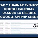Cómo borrar todos los eventos de Google Calendar