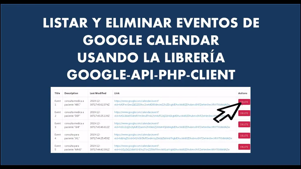 Cómo borrar todos los eventos de Google Calendar 3