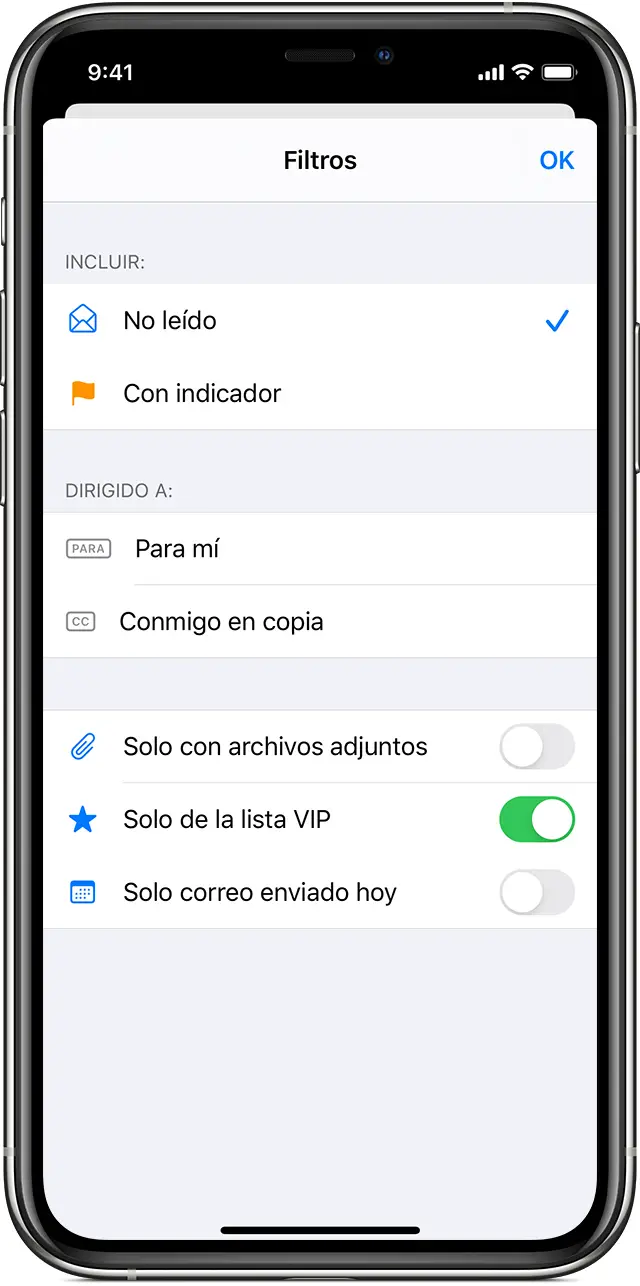 Cómo buscar mensajes en Mail iPhone 1