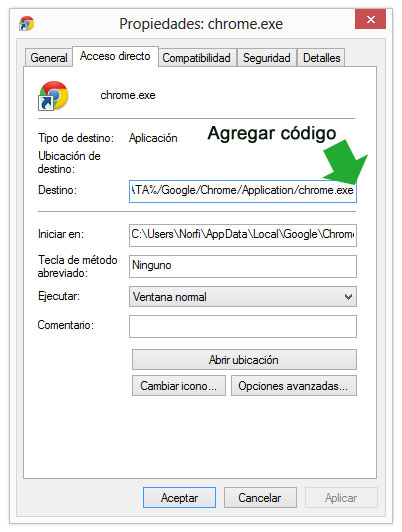 Cómo cambiar el agente de usuario en Google Chrome 47