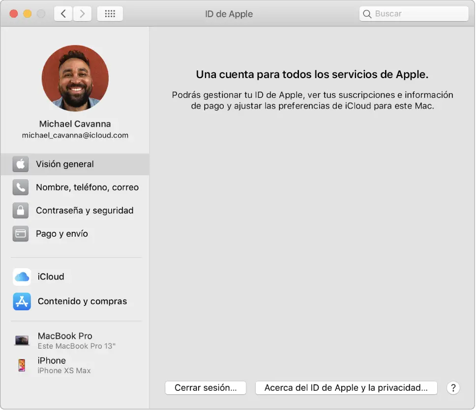 Cómo cambiar el ID de Apple en el Mac 2