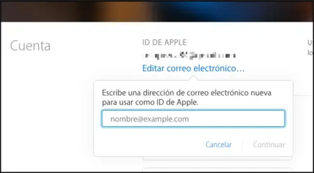 Cómo cambiar la dirección de correo electrónico asociada al ID de Apple 1