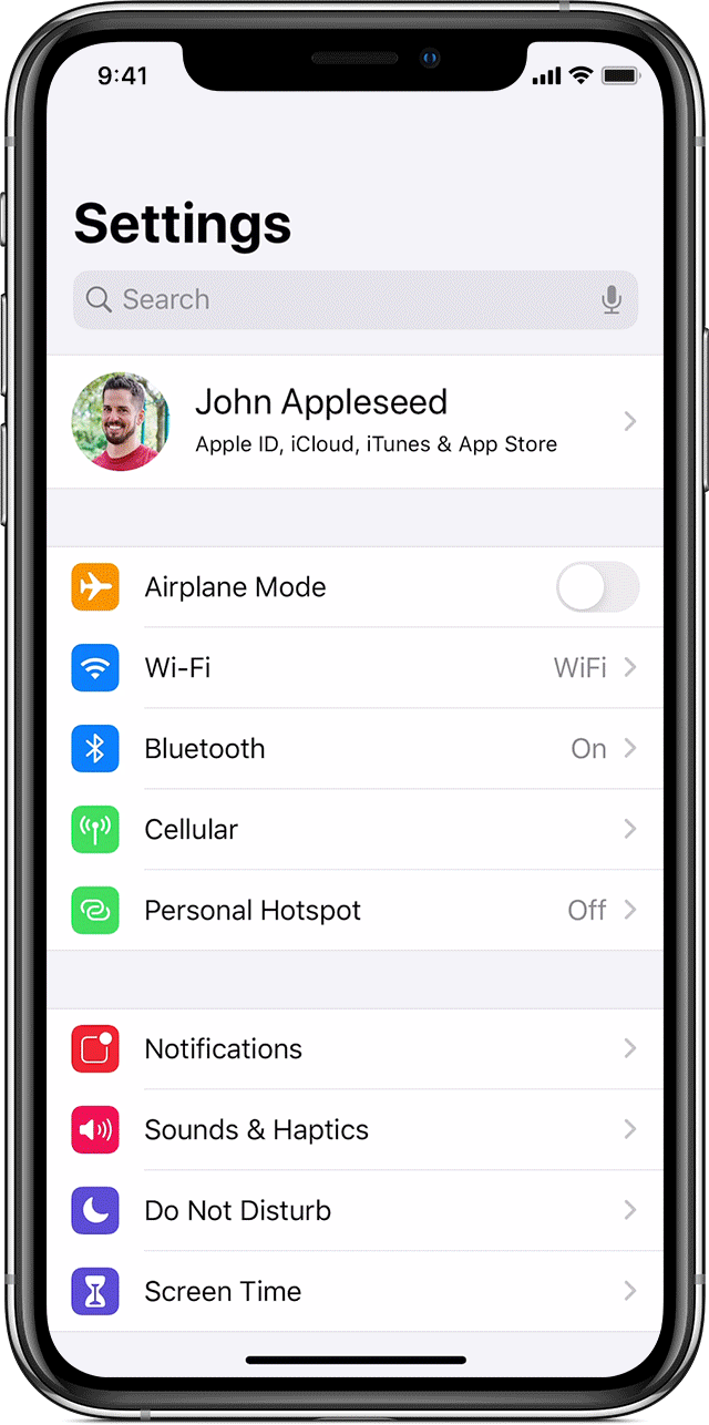 adding email to iphone ios 11