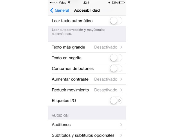 Cómo cambiar la fuente en el iPhone 1