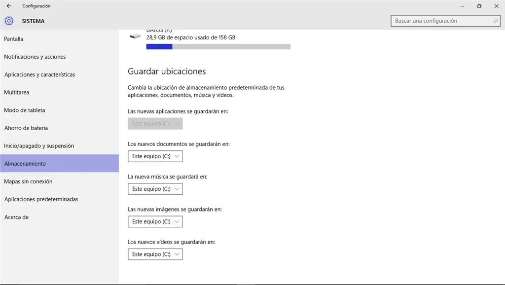 Cómo cambiar la ubicación de la descarga de Microsoft Store Apps Windows 10 46