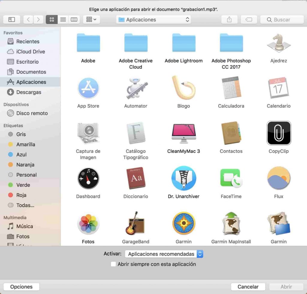 Sistema de archivos emulador ios en tu mac