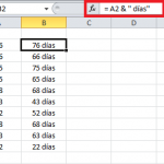Cómo combinar el texto y los números en Excel