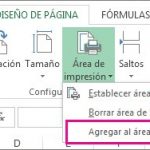 Cómo configurar el área de impresión en Excel