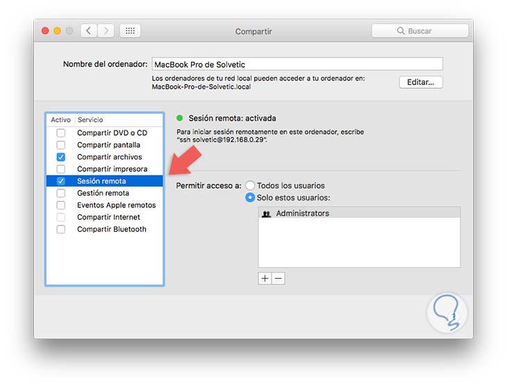 Cómo configurar el servidor FTP en Mac 53