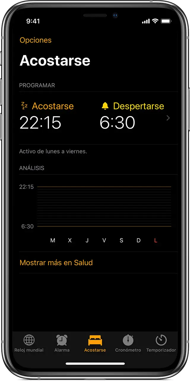 Cómo configurar el temporizador de sueño en el iPhone 29