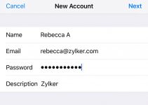 Cómo configurar el Zoho Mail en el iPhone o el iPad 1