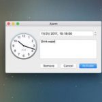 Cómo configurar la alarma en el Mac