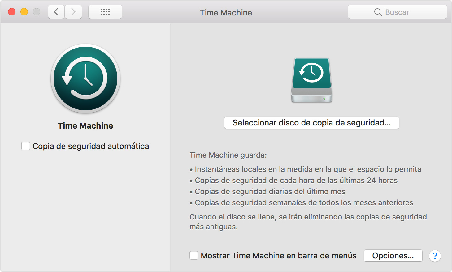 Cómo configurar las copias de seguridad de Time Machine en el Mac 14