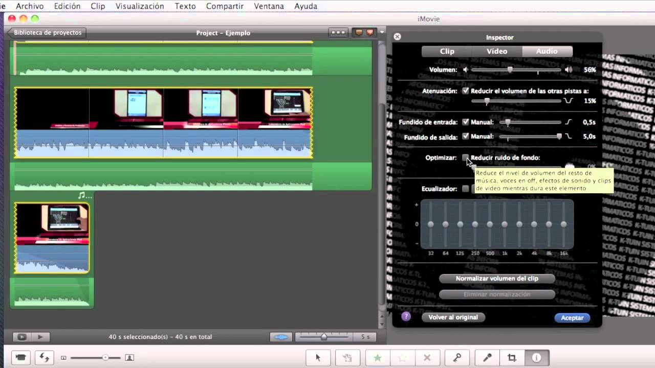 Cómo cortar música en iMovie 9