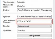Cómo crear atajos de teclado en Windows 10 7