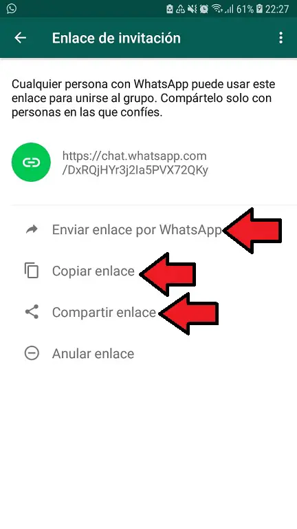 Cómo crear un enlace de chat del grupo WhatsApp 26