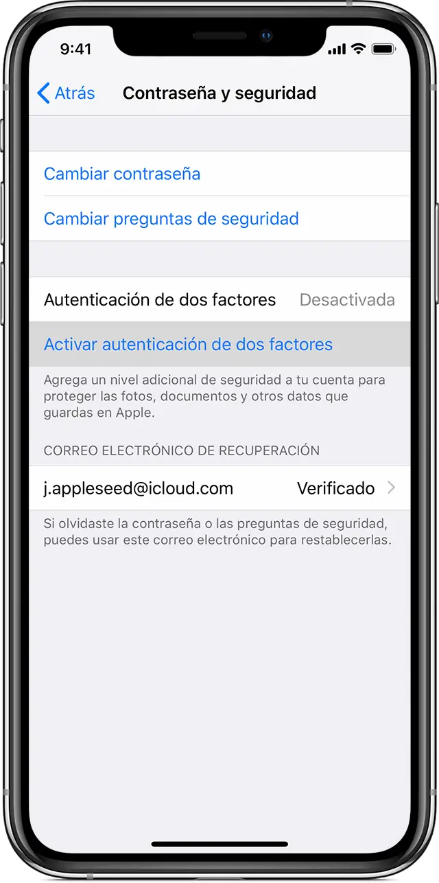 Cómo desactivar la autenticación de dos factores del ID de Apple 10