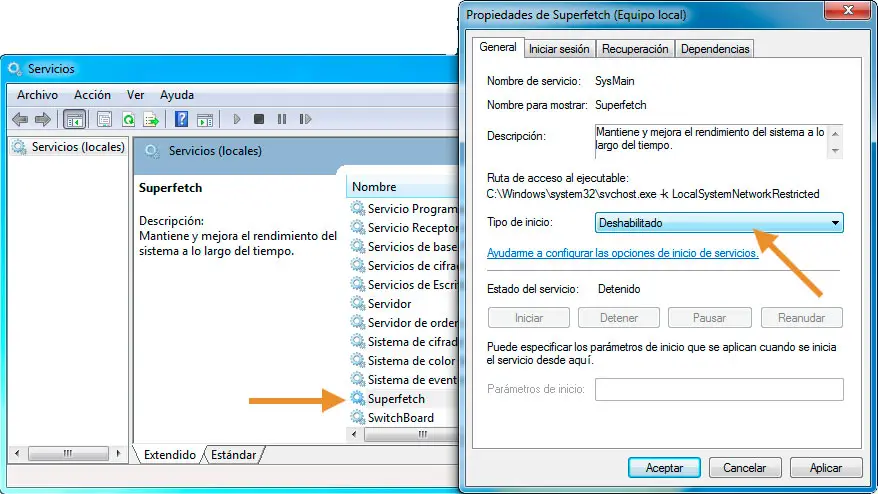 Cómo desactivar y activar Superfetch en Windows 30