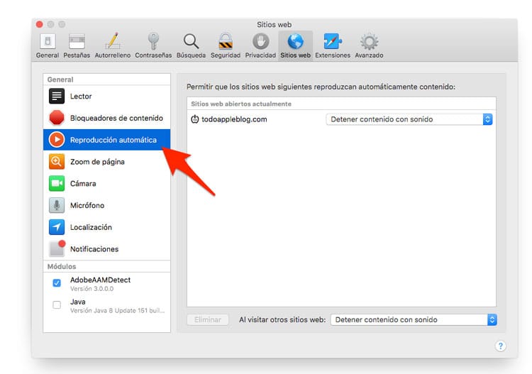 Cómo detener la reproducción automática de vídeos en Safari en el Mac 8