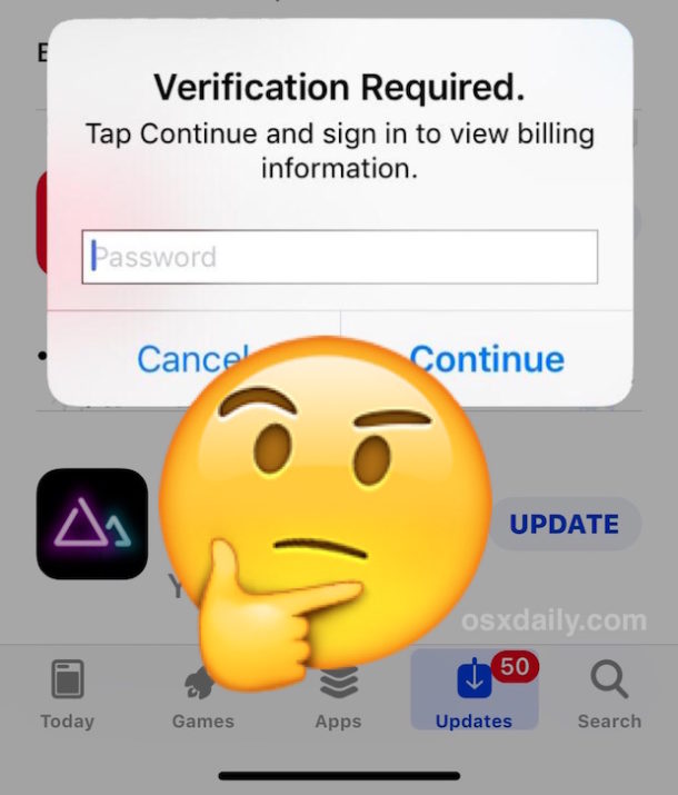 Cómo detener la "verificación requerida" en el iPhone 1