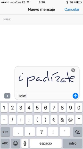 Cómo escribir mensajes a mano con el iPhone 20